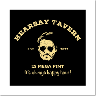 hearsay tavern johnny depp Posters and Art